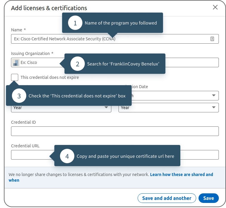 FranklinCovey Certificate of Completion